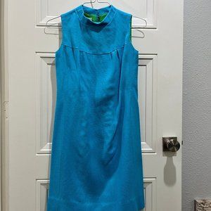 Vintage Light Blue Sleeveless Helen Whiting Dress